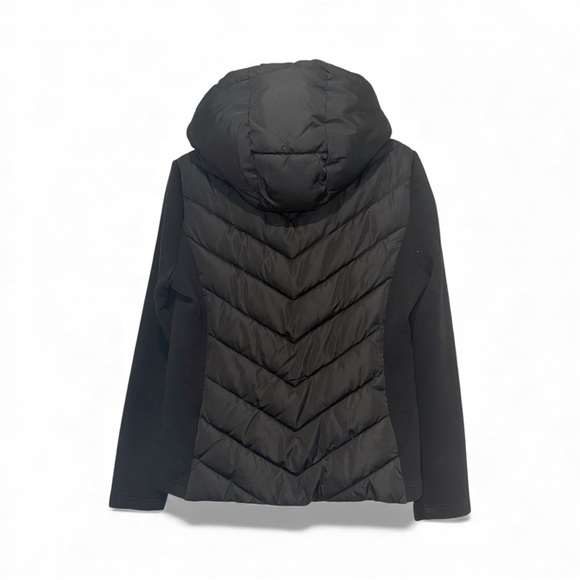 Zara Women's Black Hooded Puffer Jacket - Picture 3 of 4